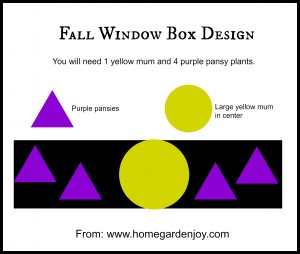 fall window box design