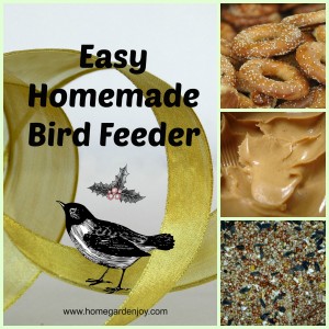 make a homemade bird feeder