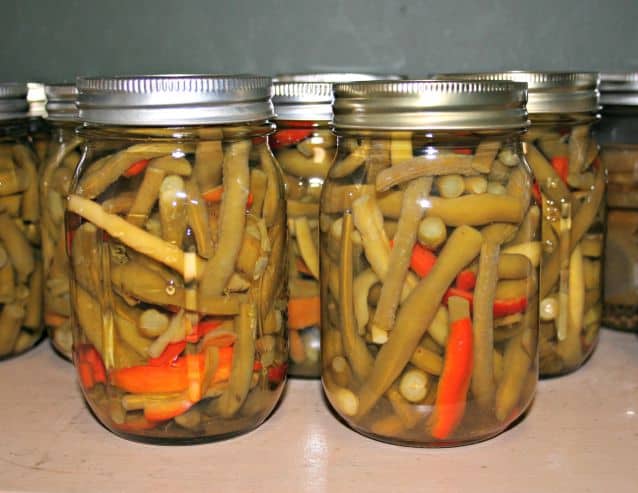 dilled green beans