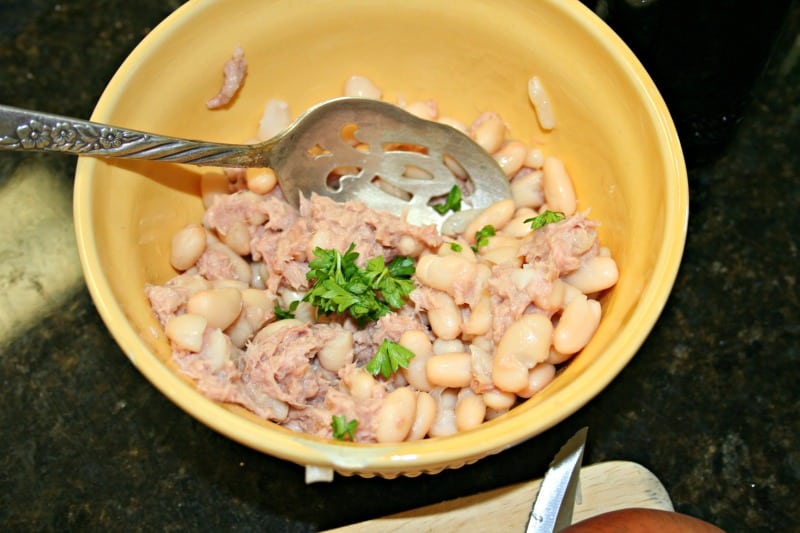 Tuscan bean salad 1