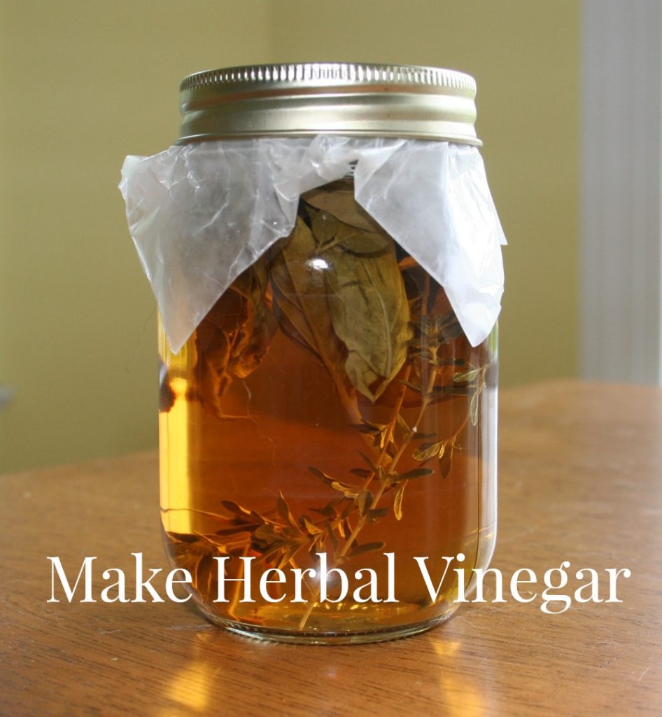 make herbal vinegar