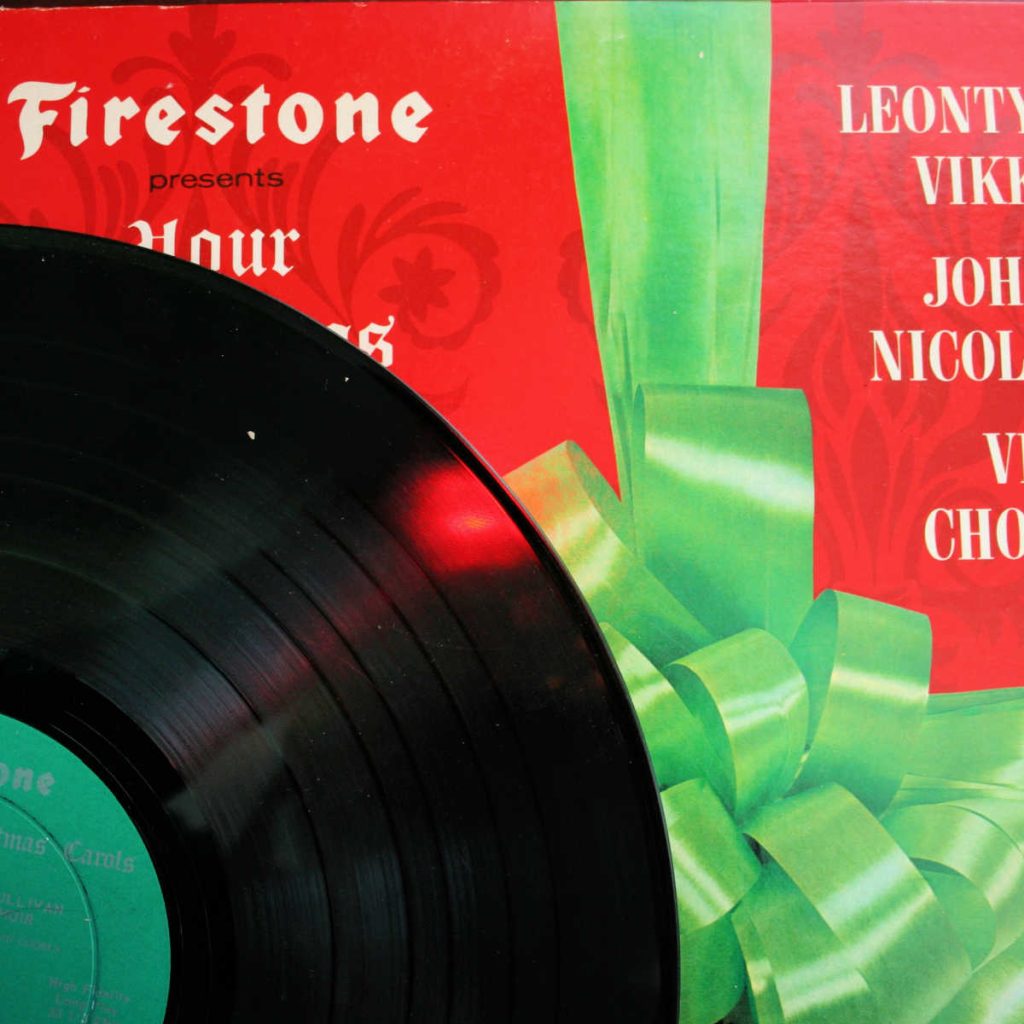 5 VTG COLLECTORS LP VINYL FIRESTONE CHRISTMAS MUSIC ALBUMS VOLUMES