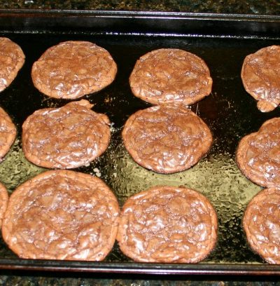 cookies out of the oven