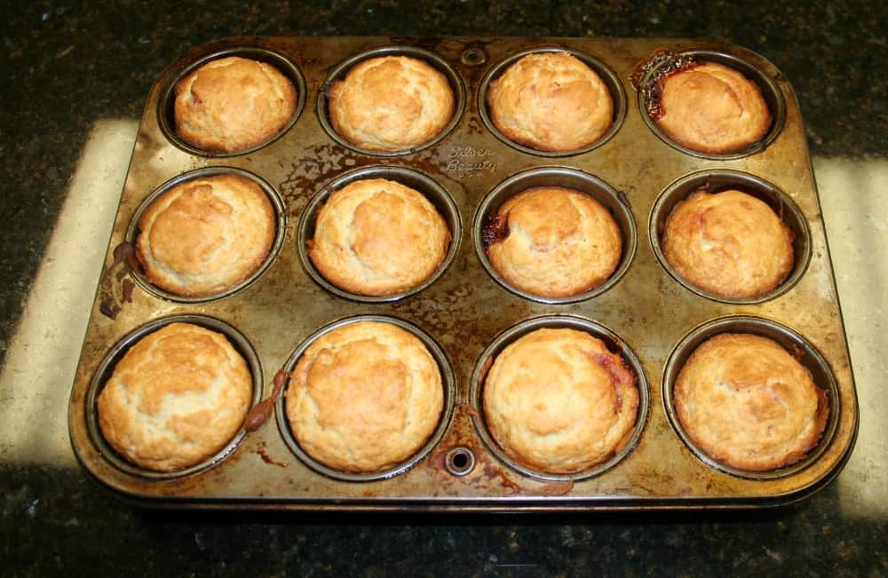 final raspberry filled muffins