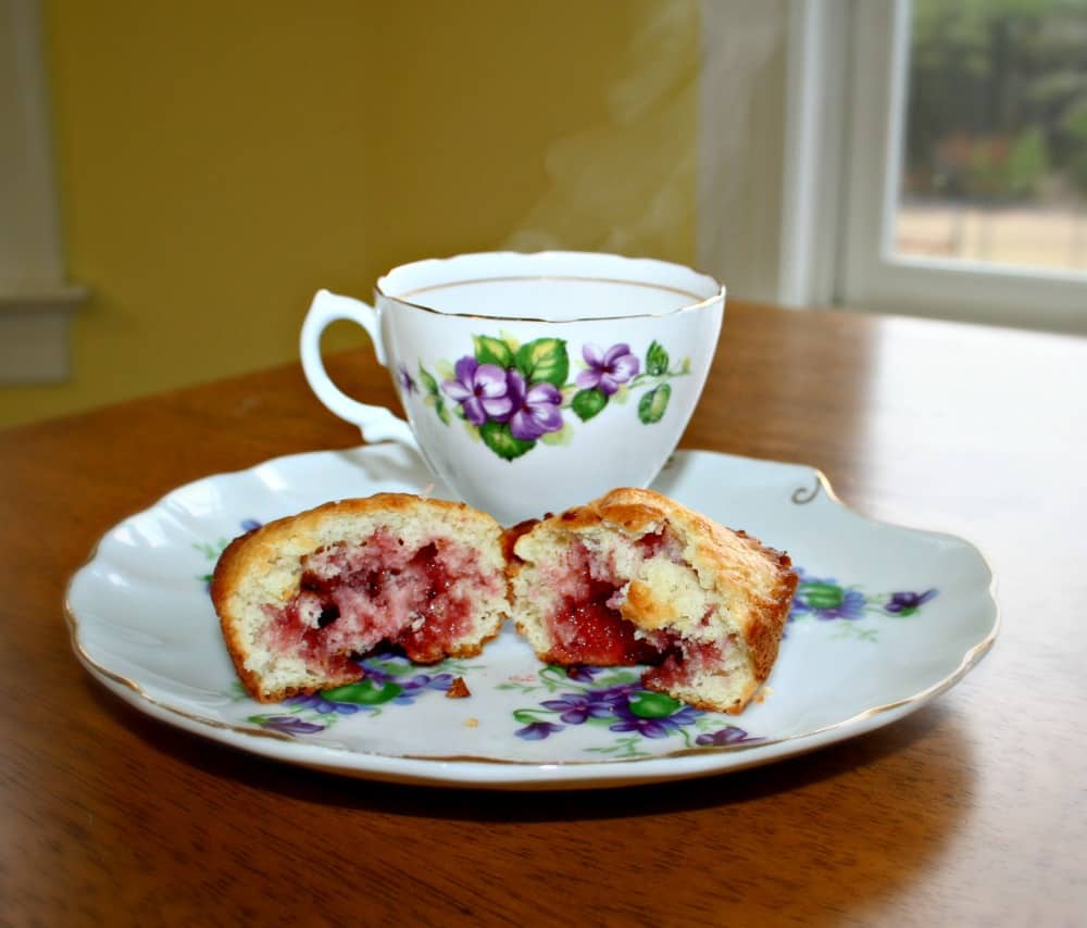 raspberry filled muffin recipe