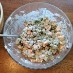 photo of green pea salad recipe