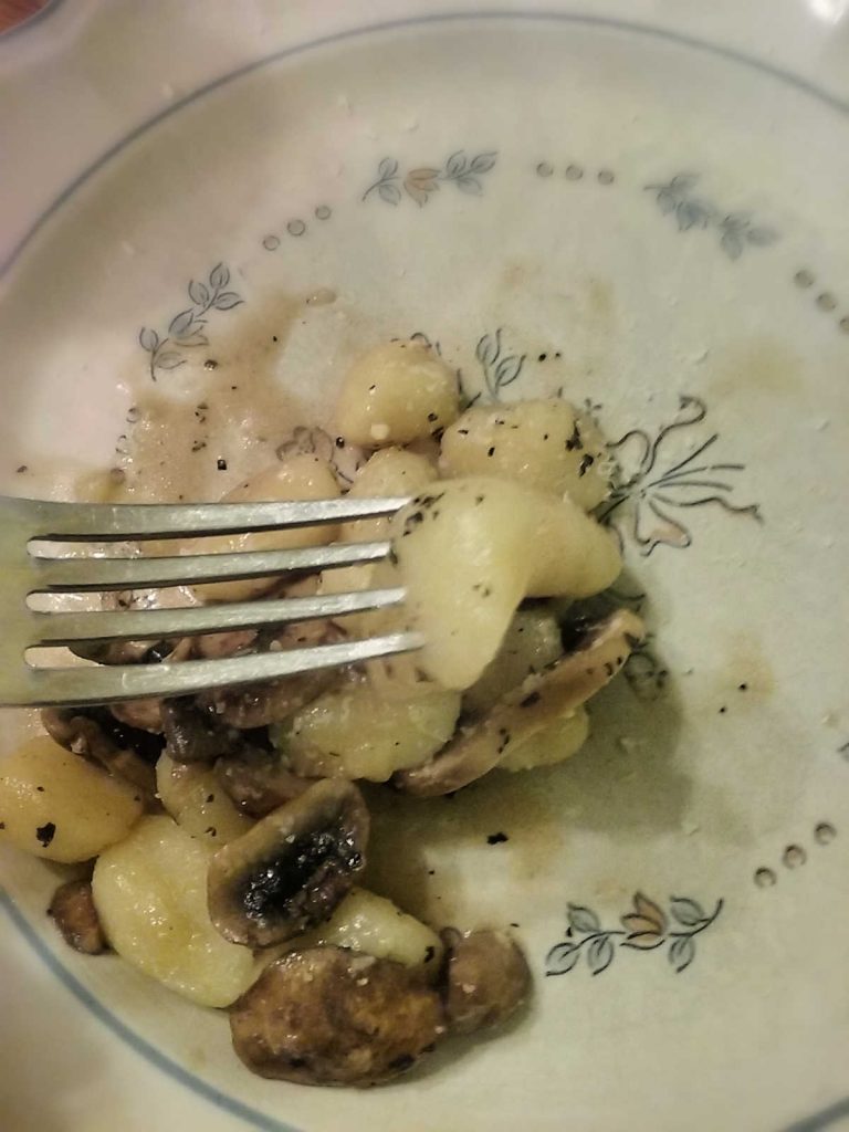 recipe for gnocchi with mushrooms