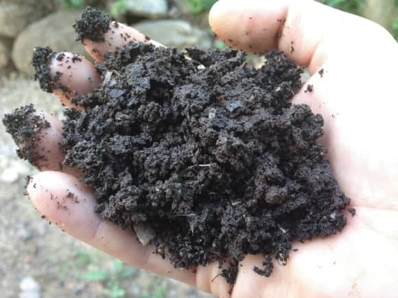 compost ready to add to the garden