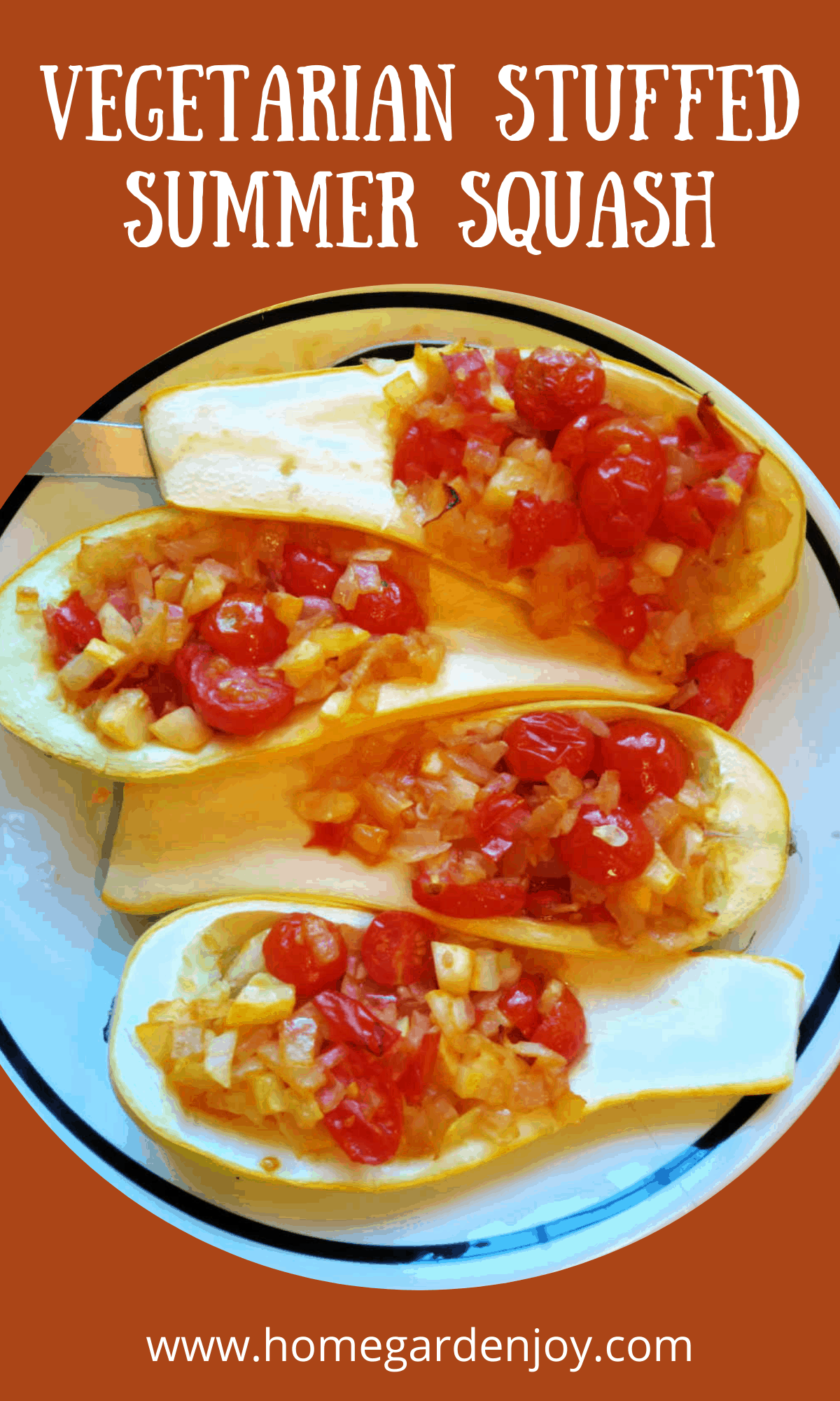 stuffed summer squash recipe vegetarian