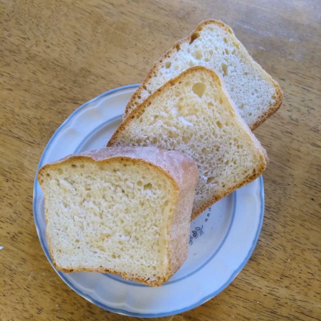 slices of water bread